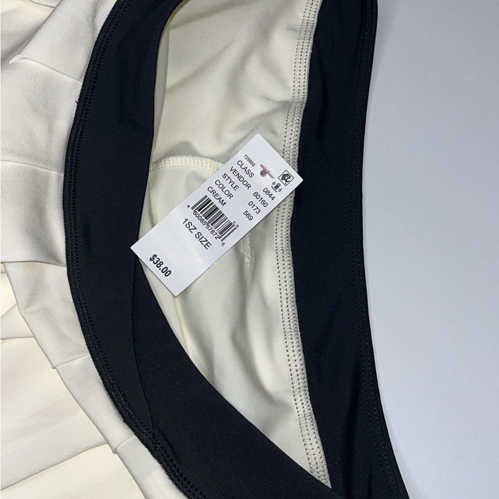 Black and Cream Dress